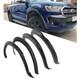 For Ford Ranger 2016-19 Wide Body Wheel Arches Matte Black Fender Flares Kit T7