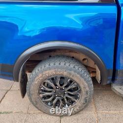 For Ford Ranger 2016-19 Wide Body Wheel Arches Matte Black Fender Flares Kit T7
