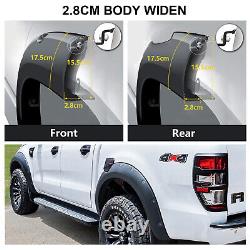 For Ford Ranger 2016-2022 Raptor Fender Flares Wheel Arch Extension Body Kit