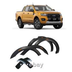 For Ford Ranger 2019-2021 T8 Wide Body Wheel Arches Fender Flares Kit Double Cab