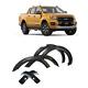 For Ford Ranger 2019-2021 T8 Wide Body Wheel Arches Fender Flares Kit Double Cab