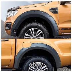 For Ford Ranger 2019-2022 PDC Wide Wheel Arch Extensions Fender Flares Kit Trim