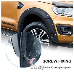 For Ford Ranger 2019-2022 PDC Wide Wheel Arch Extensions Fender Flares Kit Trim