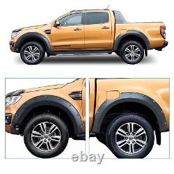 For Ford Ranger 2019-2022 PDC Wide Wheel Arch Extensions Fender Flares Kit Trim