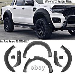 For Ford Ranger 2019-2022 Wide Body Wheel Arches Fender Flares T8 Cover Set Kits