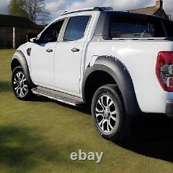 For Ford Ranger 2019-2022 Wide Wheel Arches Extensions Fender Flares Kit Trim