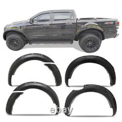 For Ford Ranger 2019-2022 Wide Wheel Arches Extensions Flares Body Kit Cearance