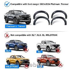 For Ford Ranger 2023-2024 T9 Wheel Arches Extensions Wide Body Kit Accessories