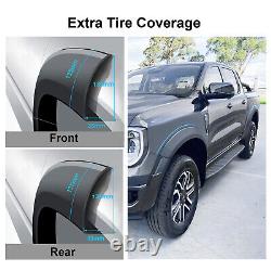 For Ford Ranger 2023-2024 T9 Wheel Arches Extensions Wide Body Kit Accessories