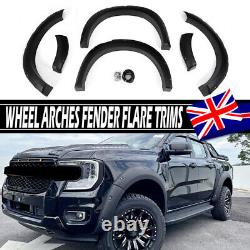 For Ford Ranger 2023+ Riveted Style T9 Wide Body Wheel Arches Fender Flares Kit