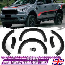 For Ford Ranger 2023+ Riveted Style T9 Wide Body Wheel Arches Fender Flares Kit