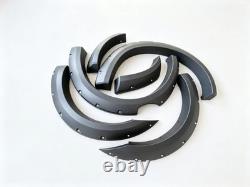 For Ford Ranger T6 Px Wide Body Matte Front Rear Wheel Arch Fender Flare 2011-15