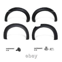 For Ford Ranger T7 2015-2018 Black Wide Wheel Arches Body Kit Mudguard Protector