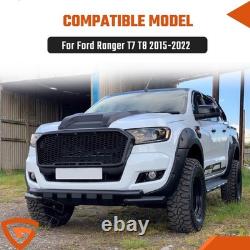 For Ford Ranger T7 T8 2015-2022 Wildtrak Wheel Arch Fender Flares Wide Body Kit