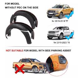 For Ford Ranger T7 T8 2016-2022 Wildtrak Wheel Arch Fender Flares Wide Body Kit