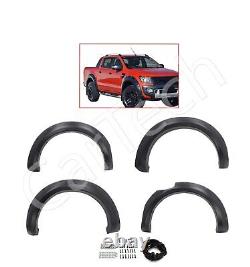 For Ford Ranger T7 Wide Body Wheel Arches Fender Flares Set Double Cap 2015-2019