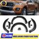 For Ford Ranger T8 Black Wide Wheel Arches Fender Flares Body Kit 6pcs 2019-2022