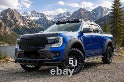 For Ford Ranger T9 2022+ Wildtrack Black Wide Wheel Arches Fender Flares 4pcs