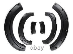 For Ford Ranger T9 2022+ Wildtrack Black Wide Wheel Arches Fender Flares 4pcs
