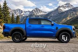 For Ford Ranger T9 2022+ Wildtrak Black Wide Wheel Arches Fender Flares 4pcs