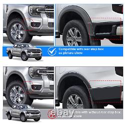 For Ford Ranger T9 2023-2024 Wide Wheel Arches Fender Flares Extensions Trim Kit