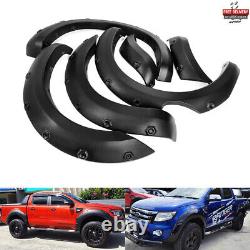 For Ford Wide Body Extended Wheel Arches Fender Flare Kit Ranger T6 Pickup 11-15