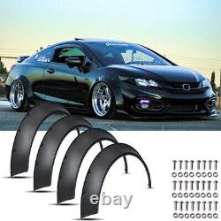 For Honda Civic SI Coupe 840mm 4X Fender Flares Extra Wide Body Wheel Arches Kit