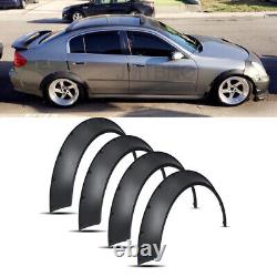 For Infiniti G35 G37 Coupe Sedan Fender Flares Extra Wide Body Kit Wheel Arches