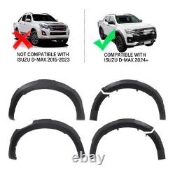 For Isuzu D-Max 2024+ Pickup Wide Wheel Arches Extensions Body Kit Accessories