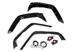 For Jeep Wide Extended Rivet Wheel Arches Fender Flare Kit Wrangler III JK 07-18