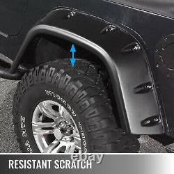 For Jeep Wrangler TJ 7 Wide Pocket Style Protector Fender Flares 6pcs 97-06