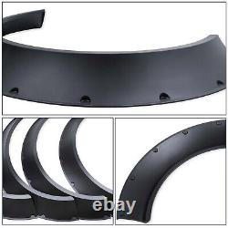 For Kia Sorento Fender Flares Extra Wide Body Wheel Arches Kit Mudguards Black