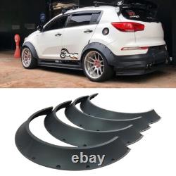 For Kia Sportage Car Fender Flares Extra Wide Kit Flexible Wheel Arches Mudguard