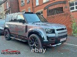 For Land Rover Defender 110 L663 2020+ Gloss Blk Wheel Arches Fender Wide Trims