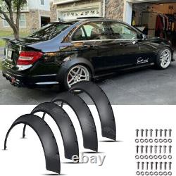 For Mercedes Benz C63 Fender Flares Extra Wide Body Kit Wheel Arches Mudguards