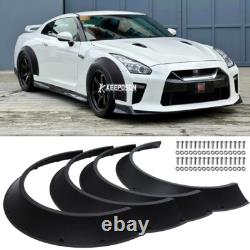 For Nissan GT-R 4PCS Fender Flares Extra Wide Body Kit Wheel Arches 4.5 90cm