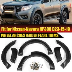 For Nissan Navara D23 Ad Blue Np300 15-21 Wide Wheel Arches Fender Flares Kit