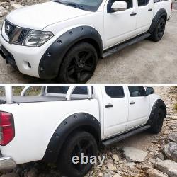 For Nissan Navara D40 2011-2014 4Doors Pickup Pocket Wide Wheel Arches Kit Black