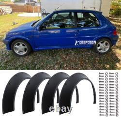 For Peugeot 208 308 106 Fender Flares Extra Wide Body Kit 4.5 Wheel Arches