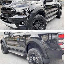 For Ranger T7 2016-2018 6pcs Wide Body Wheel Arches Gloss Black Fender Flares UK