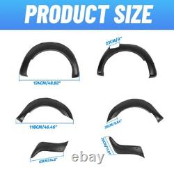 For Ranger T7 2016-2018 6pcs Wide Body Wheel Arches Gloss Black Fender Flares UK