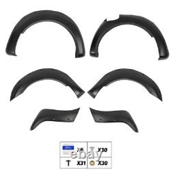 For Ranger T7 2016-2018 6pcs Wide Body Wheel Arches Gloss Black Fender Flares UK
