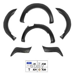 For Ranger T7 2016-2018 6pcs Wide Body Wheel Arches Gloss Black Fender Flares UK