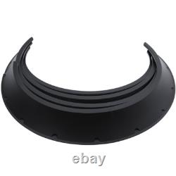 For SUV Sedan 4Pcs Wheel Arches Fender Flares Extra Wide Body Universal Mudguard