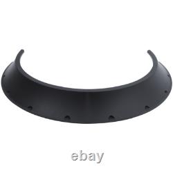 For SUV Sedan 4Pcs Wheel Arches Fender Flares Extra Wide Body Universal Mudguard