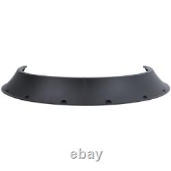 For SUV Sedan 4Pcs Wheel Arches Fender Flares Extra Wide Body Universal Mudguard