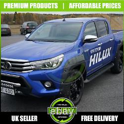 For Toyota Hilux 2016-19 Wide Body Wheel Arches Fender Flares Riveted Style