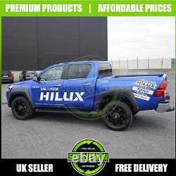 For Toyota Hilux 2016-19 Wide Body Wheel Arches Fender Flares Riveted Style