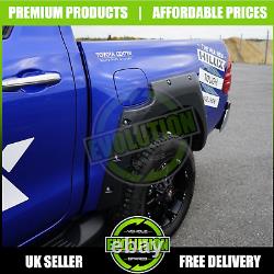 For Toyota Hilux 2016-19 Wide Body Wheel Arches Fender Flares Riveted Style