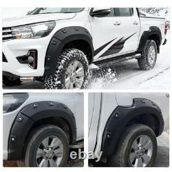 For Toyota Hilux 2018-2020 Invincible X Wide Wheel Arches Body Kit Matte Black